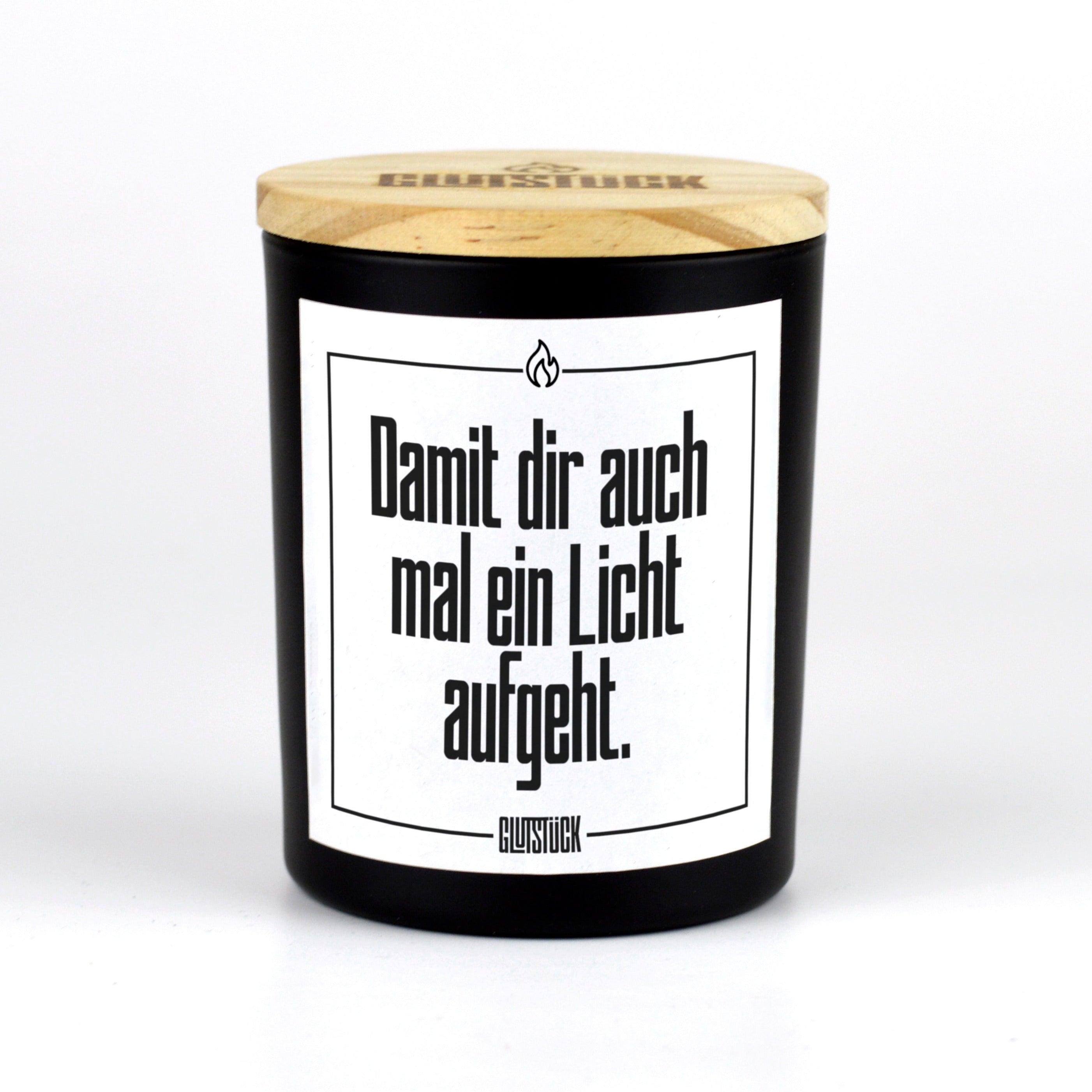 Duftkerze | Damit dir auch mal ein Licht aufgeht.